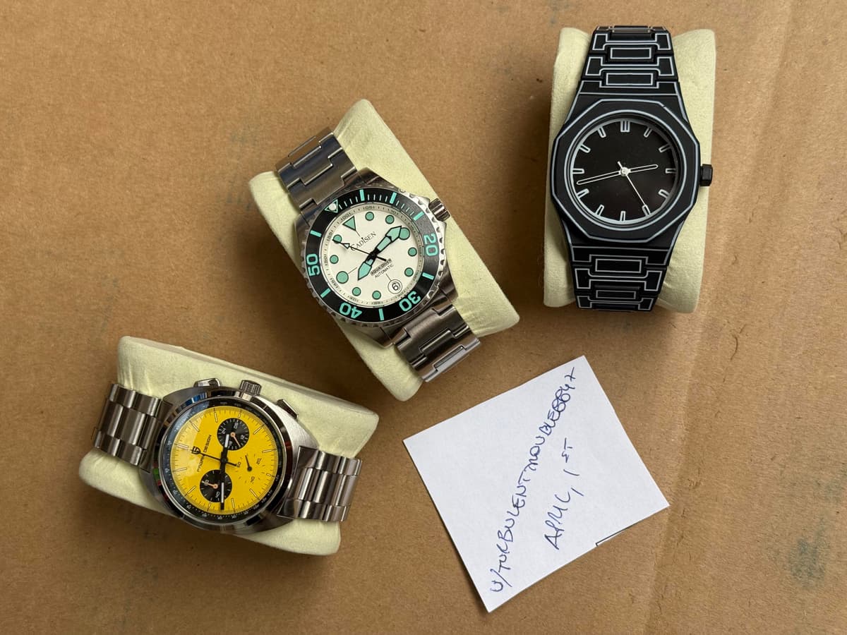 [WTS] Budget Watch Bundle – Pagani, Cadisen and Cartoon - $50 each!