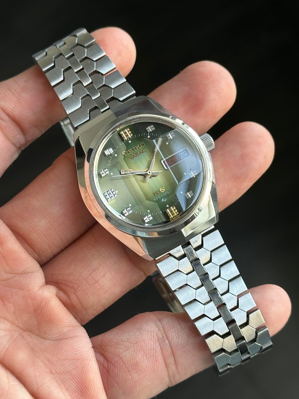 [WTS] King Seiko Vanac 5256-6000 Green Dial — Serviced — $869 Shipped (Tariff Covered)