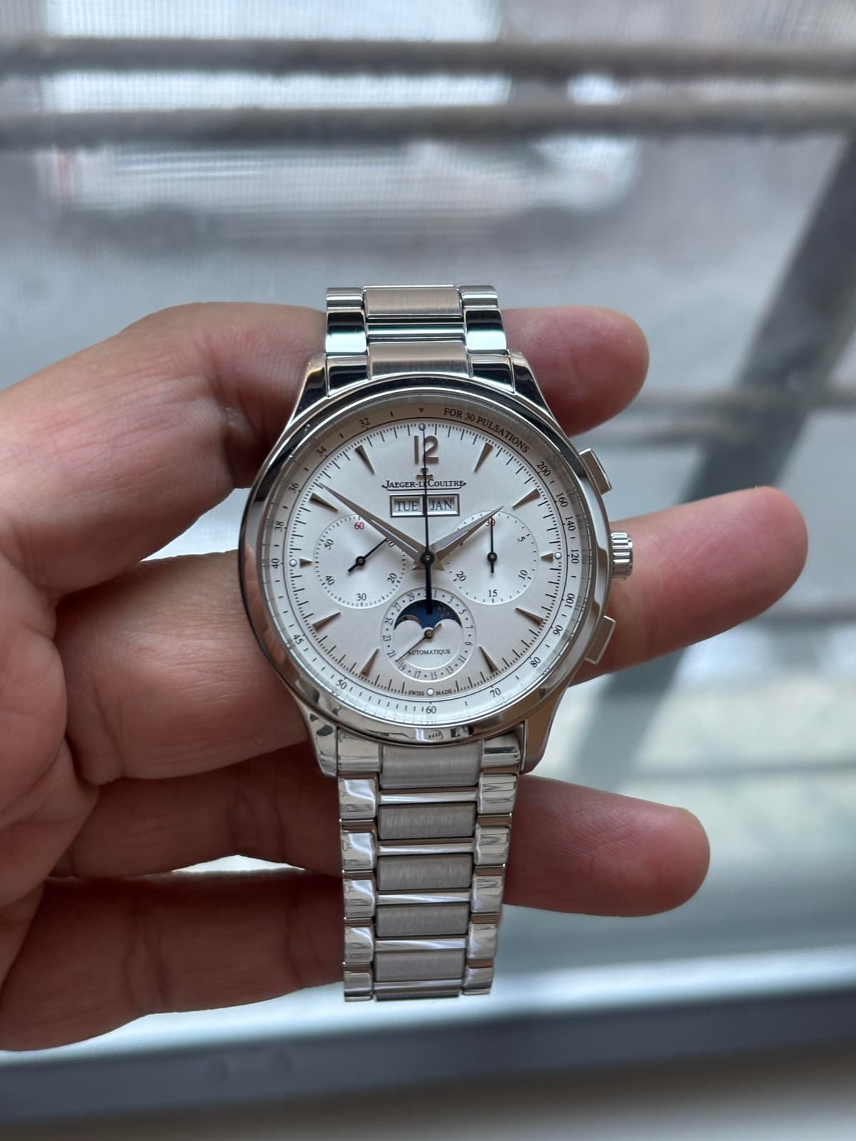 [WTS] Jaeger LeCoultre Master Control Chronograph Calendar on bracelet. Full Set. Warranty through June 2029. Price Drop!