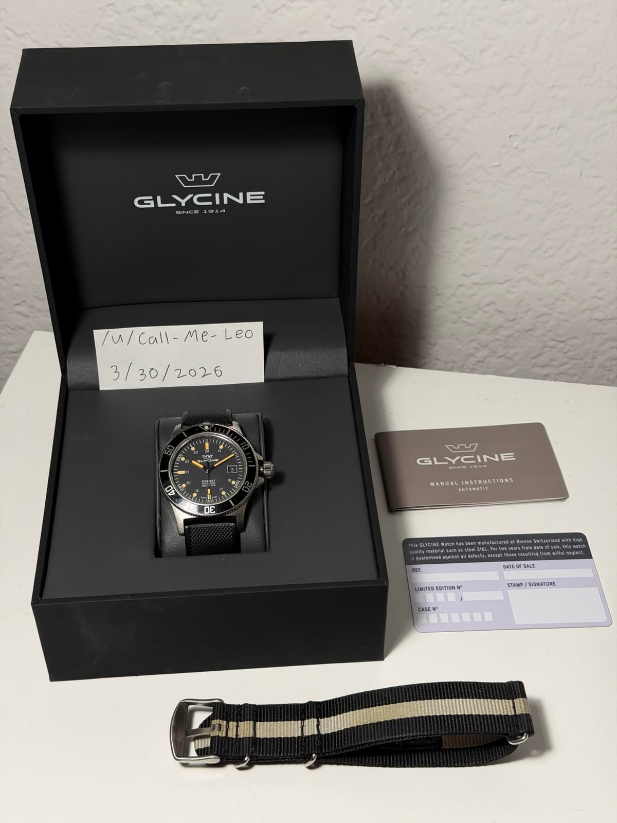 [WTS] Glycine Combat Sub 42 - Full Kit (GL0083)