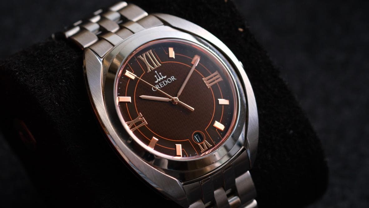 [WTS] Credor GCAZ053 8j86-0AB0 Signo Beautiful Brown Dial Quart | Good Condition | Credor Box | 720$