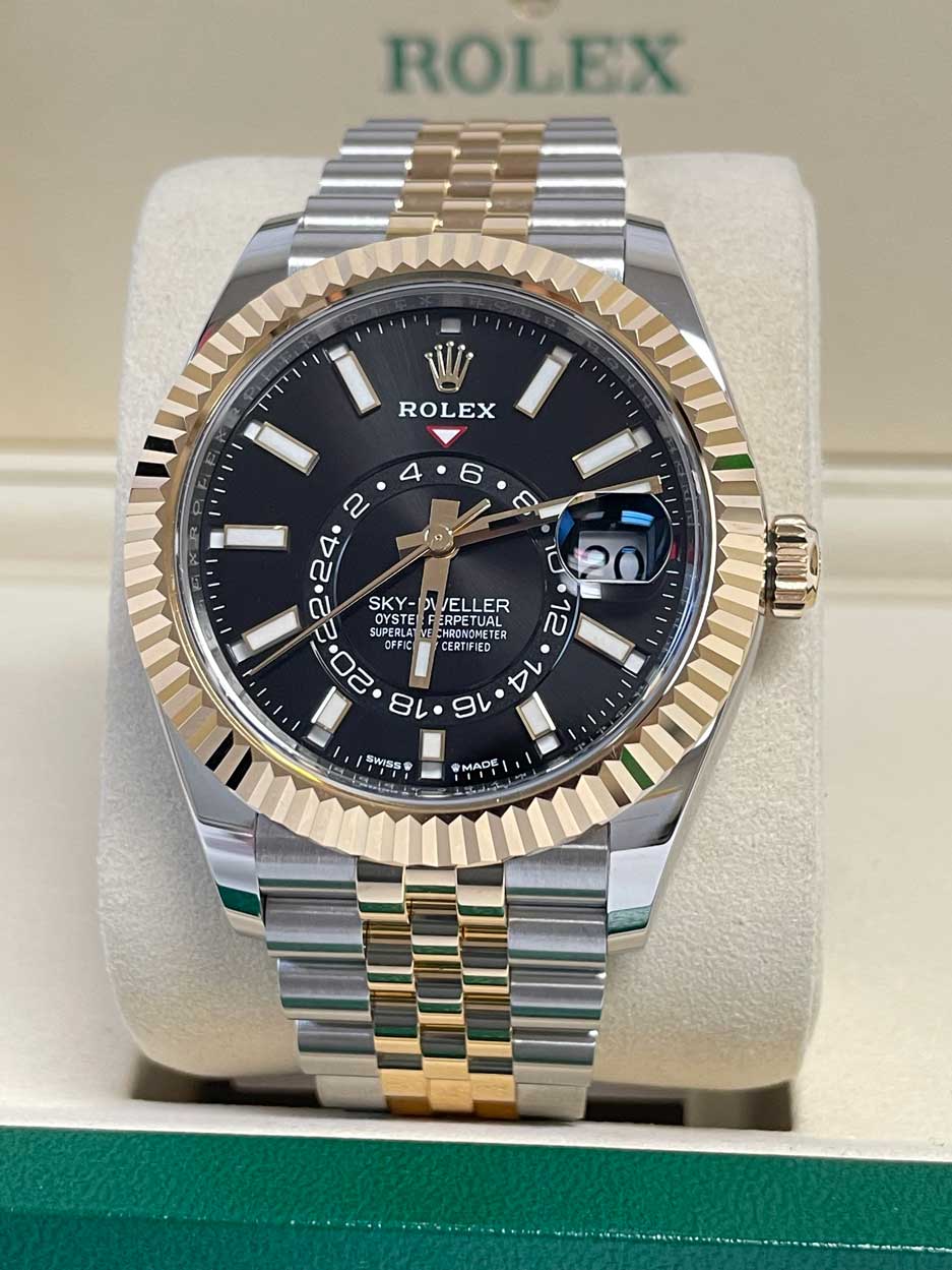[wts] Rolex Skydweller Sky-Dweller 336933 SS/18k Black Jubilee 12/25