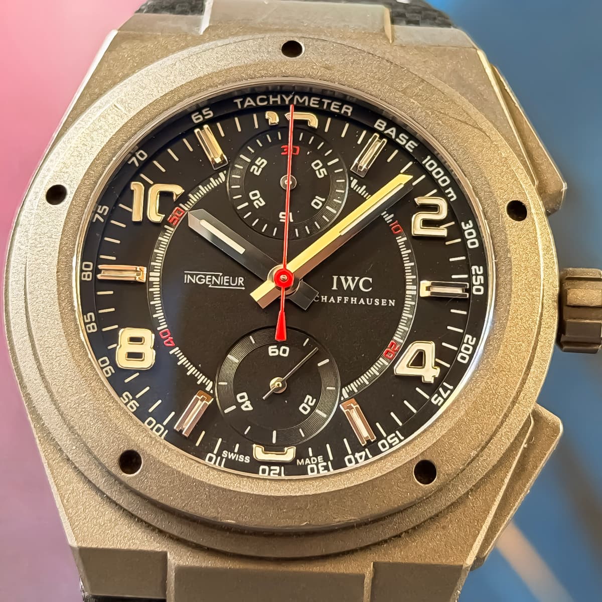 [WTS] IWC Ingenieur AMG Titanium Chronograph IW372504 - Priced to move fast! [USA]
