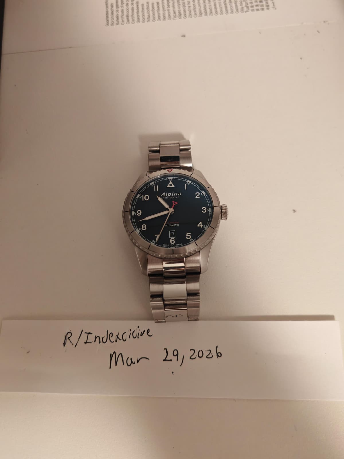 [WTS/WTT] Alpina AL-525BW4S26B Startimer PayPal G&S $760 USD CONUS