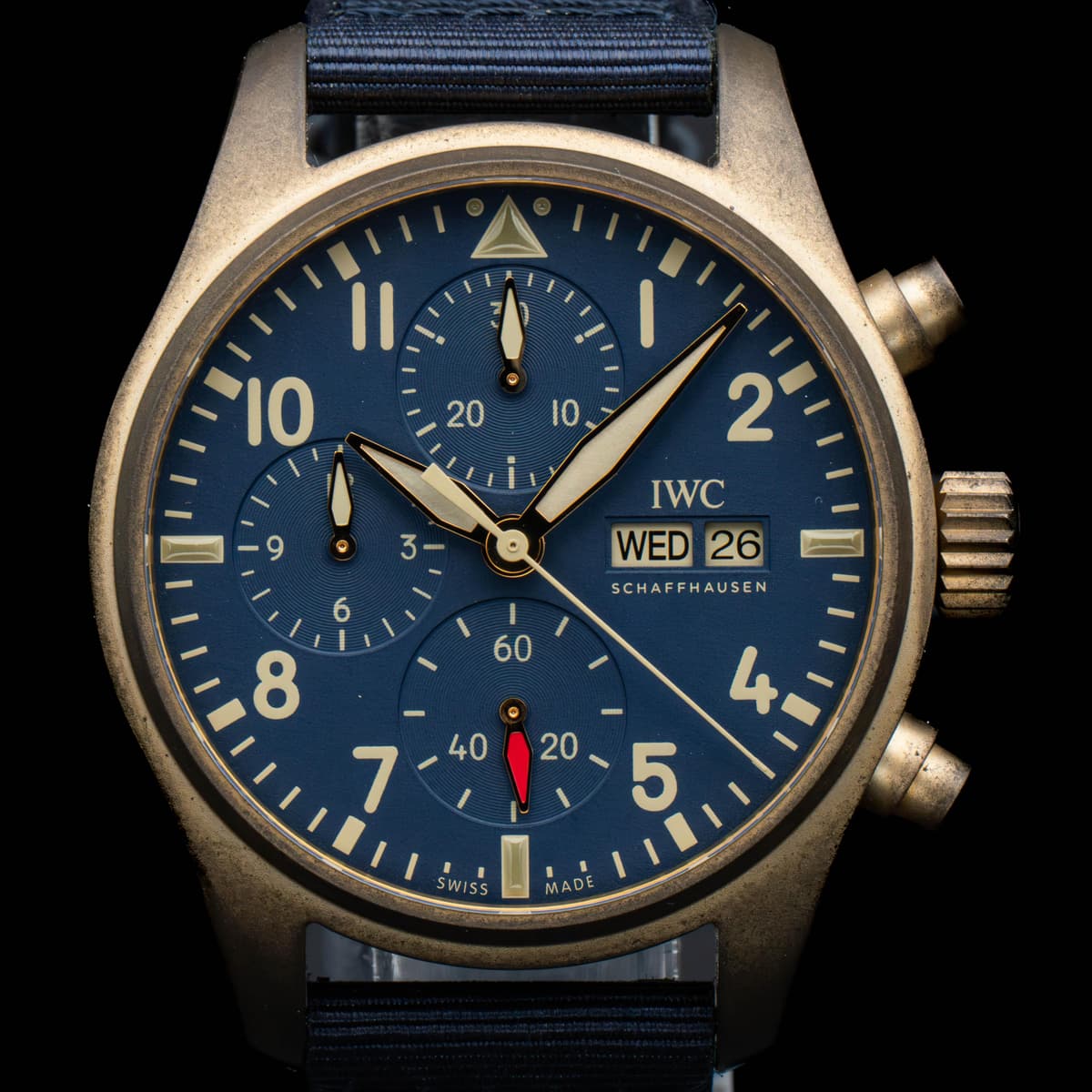 [WTS] 2025 IWC Pilot's Watch Chronograph Bronze Blue IW388109 41mm Full Set - $6,495
