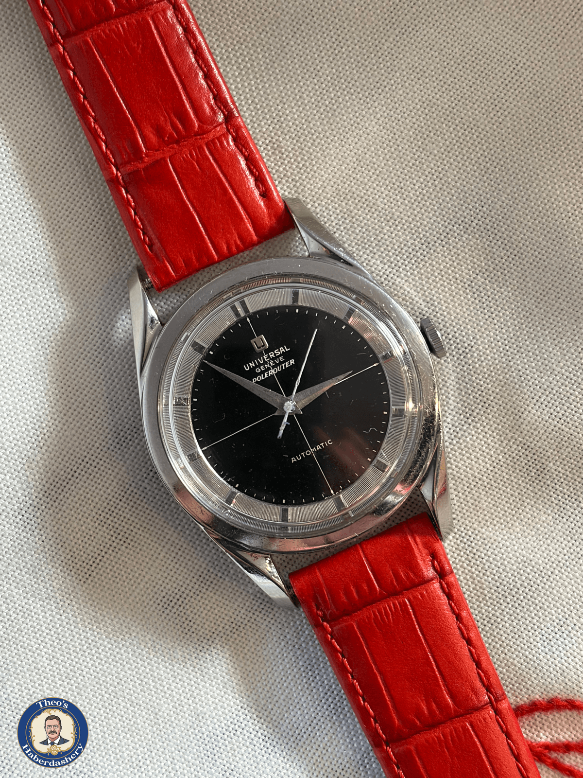 [WTS] Universal Geneve Polerouter Black Dial | 1950s