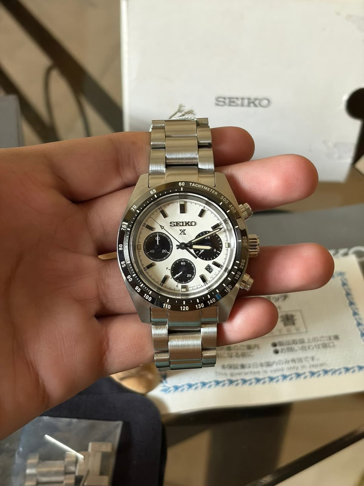 [WTS] Seiko Speedtimer SSC813 (SBDL085) Panda Chronograph - $310