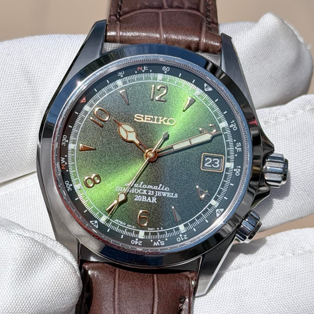 [WTS] Seiko Alpinist SARB017 – Iconic Green Dial – Full Kit