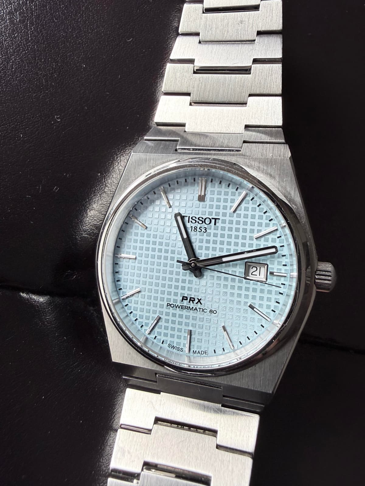 [WTS] Tissot PRX Automatic Powermatic 80 Glacier Blue Dial – Full Set – $385