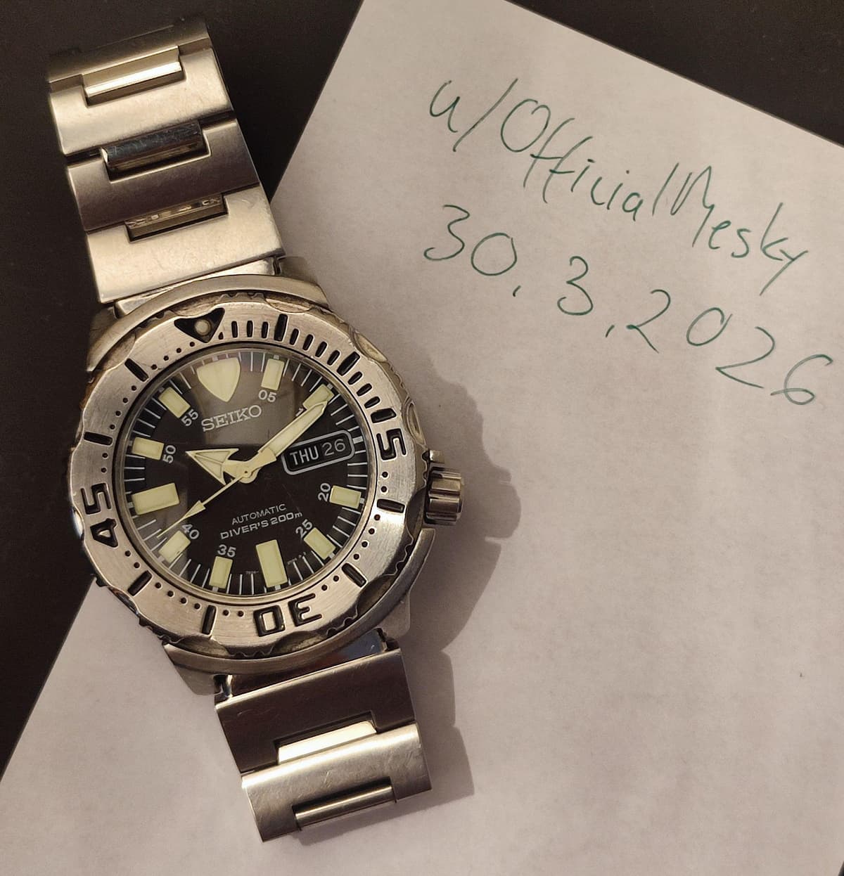 [WTS] Seiko Black Monster SKX779 - 340€