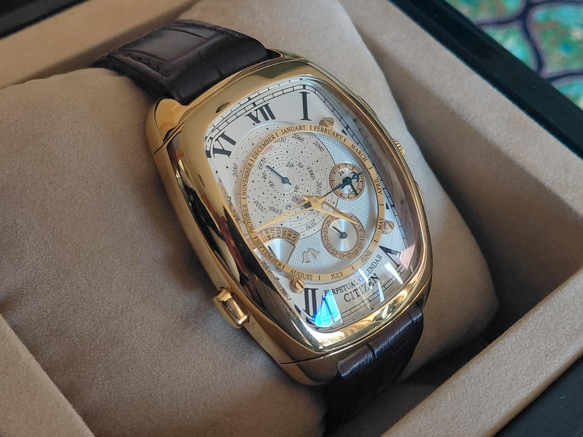 [WTS] Citizen Campanola 202 Golden Triple Perpetual Calendar CTU57-0683 Limited Edition 036/100