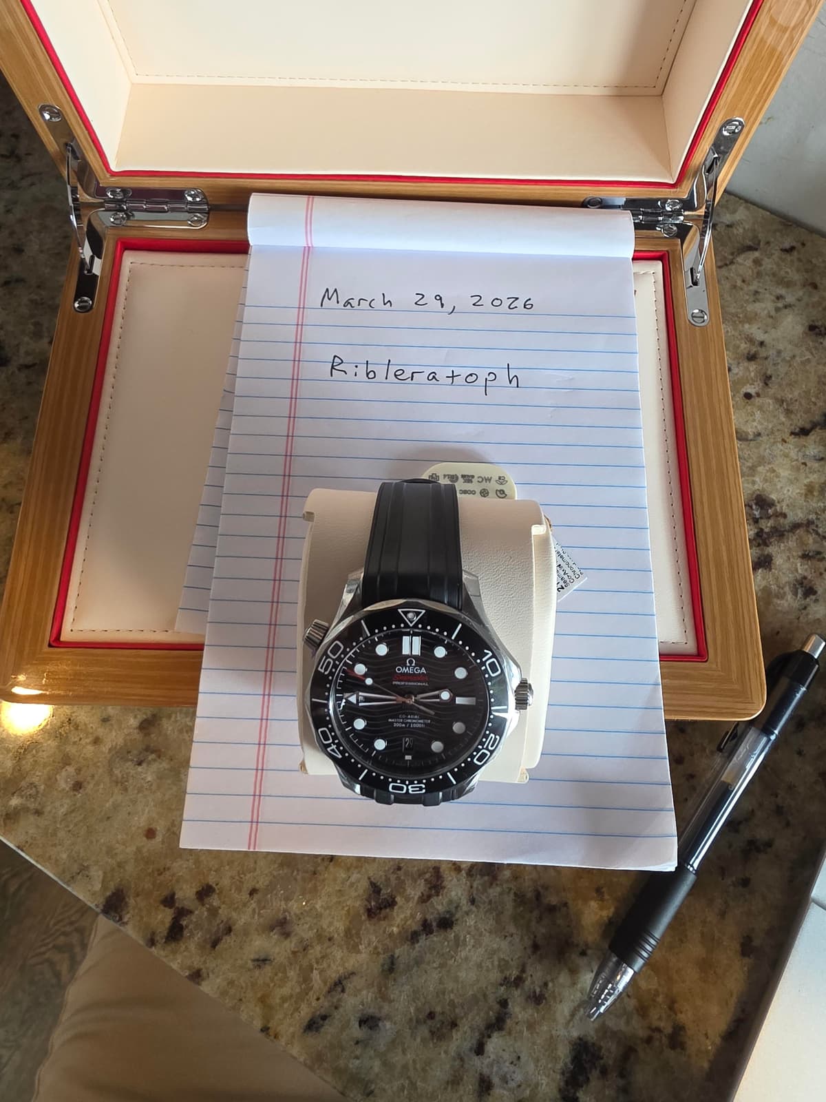 [WTS] Omega Seamaster Diver 300M 210.32.42.20.01.001 with Boxes/Papers in Warranty ($3800 Paypal G&S)