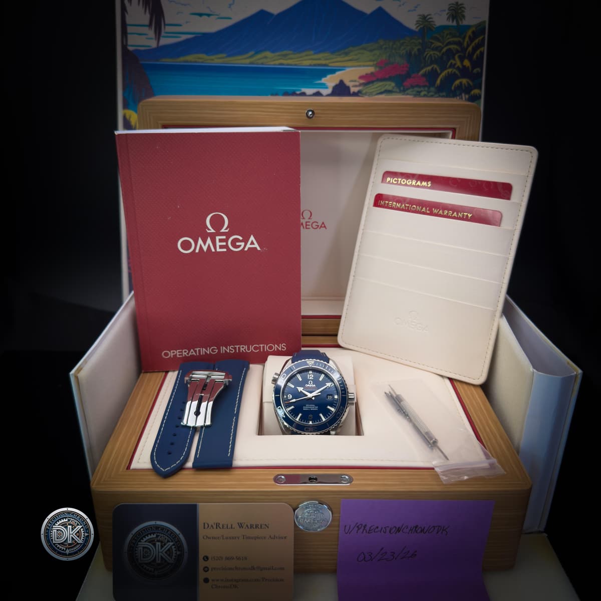 [WTS] Precision Chrono DK🪐AVAILABLE—Omega Seamaster Planet Ocean 600M Titanium | 232.92.46.21.03.001 | Box & Papers | Very Good Condition