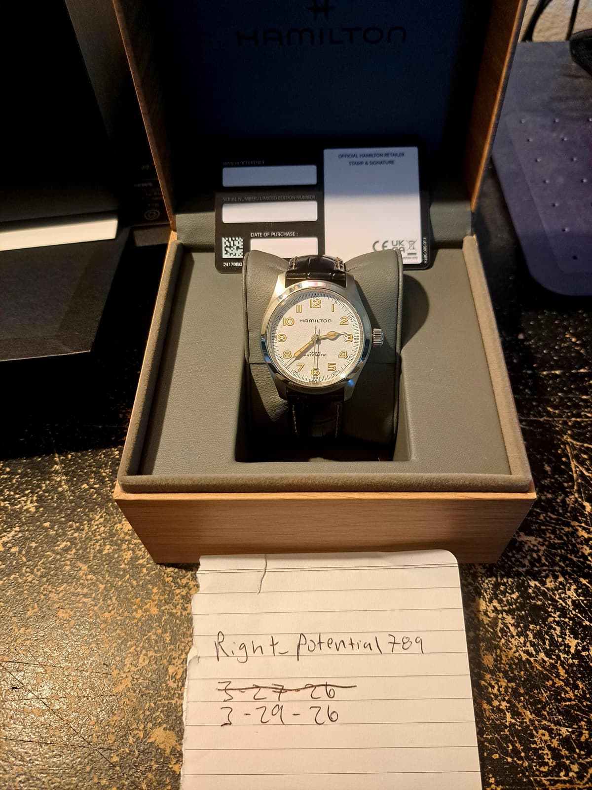 [WTS] Hamilton Murph 38mm White Dial $650 shipped.