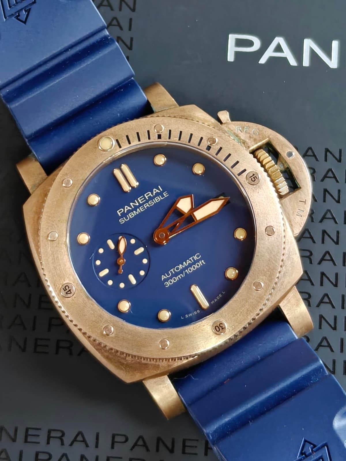 [WTS] Panerai Luminor Marina – PAM01074 – 42mm – Box & Papers – Good Condition w/ Natural Patina – 12,900 Shipped