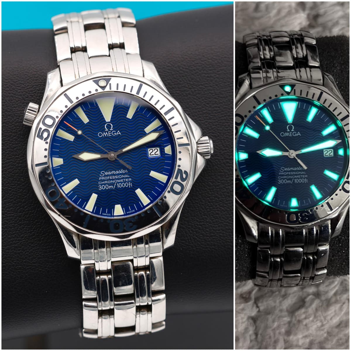 [WTS] Omega Seamaster. 41mm. Automatic. Electric Blue. Box, Papers.
