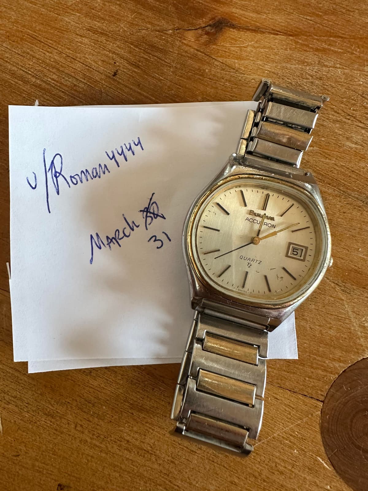 [WTS] 1977 Bulova Accutron Quartz TZ 36mm