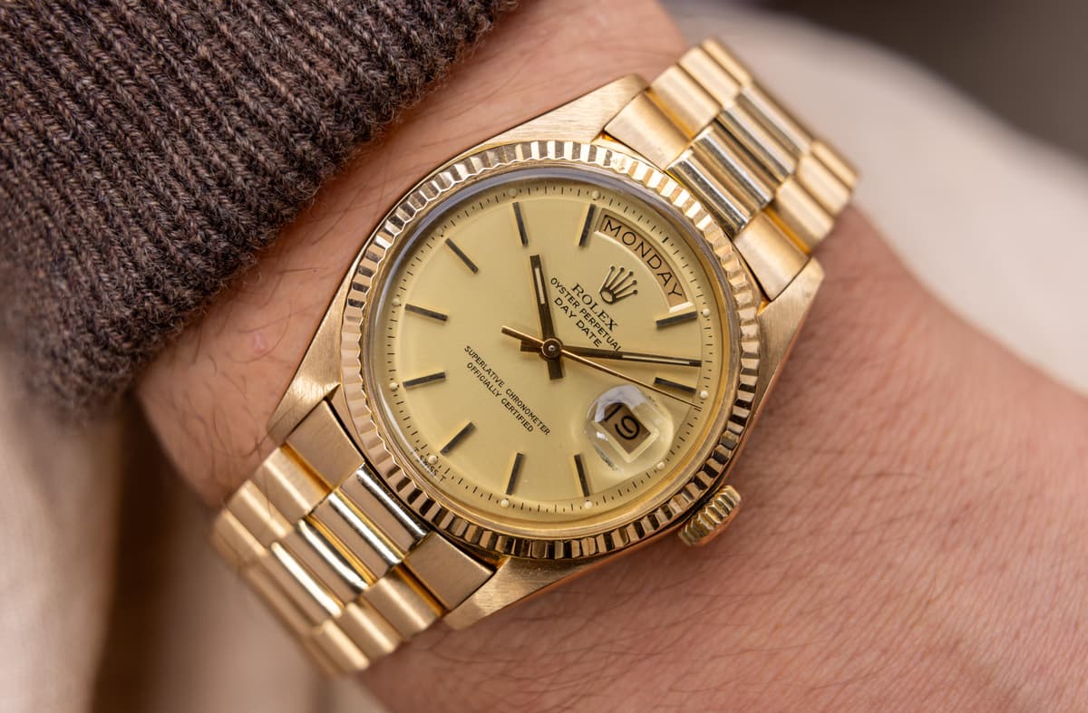 [WTS] 1974 Rolex Day-Date Ref. 1803 | 18K Yellow Gold | Champagne Dial