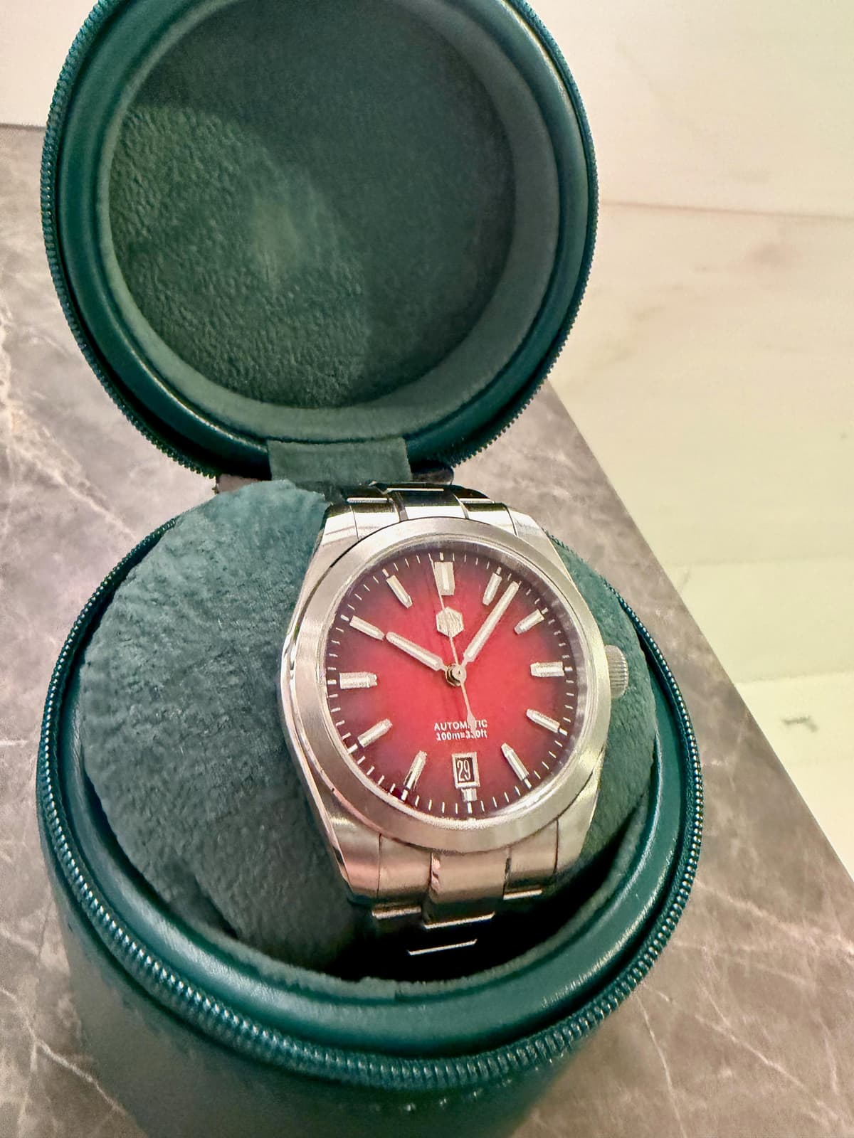 [WTS] San Martin Red SN0144-GX 39mm with bracelet and rubber strap
