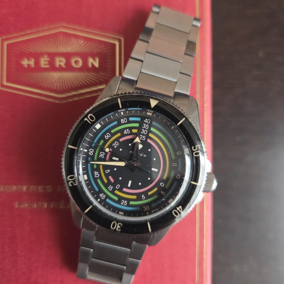 [WTS] Heron Marinor Rainbow--vintage inspired diver ready for Summer!