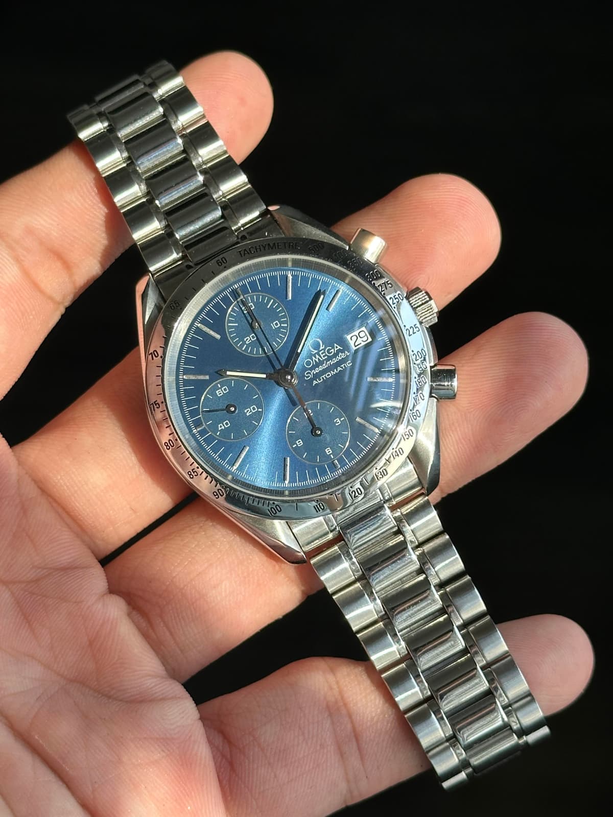 [WTS] Omega 3511.80.00 Speedmaster Automatic Blue Dial — Full Set (Box/Card/Instructions) — $2,200 Shipped (Tariff Covered)