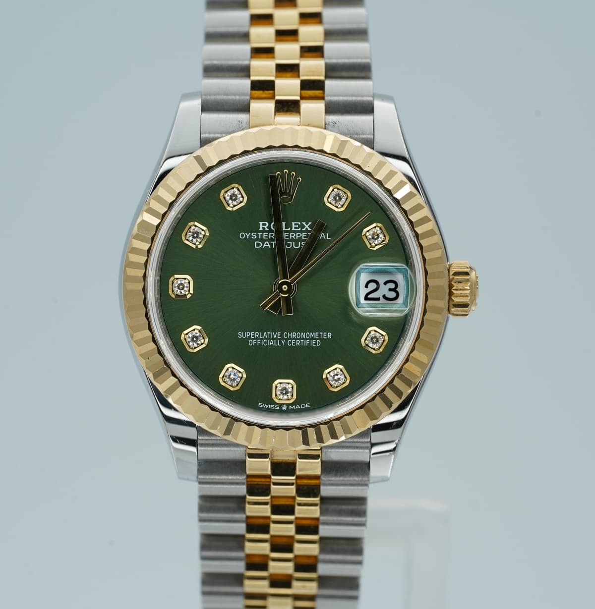 [WTS] Rolex Datejust 31 278273 Olive Green Diamond Dial BOXES!