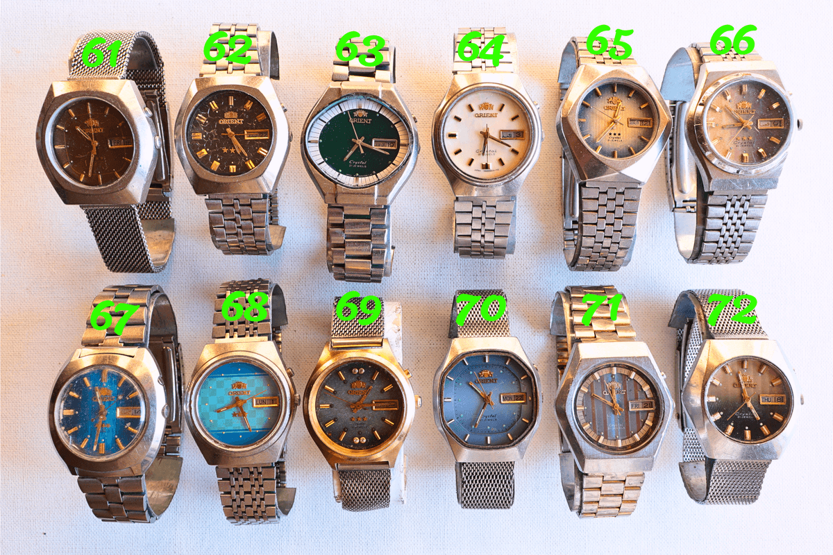 [WTS] Original Vintage Orient Watches – Authentic, Fully Working, Limited Pieces ⚡