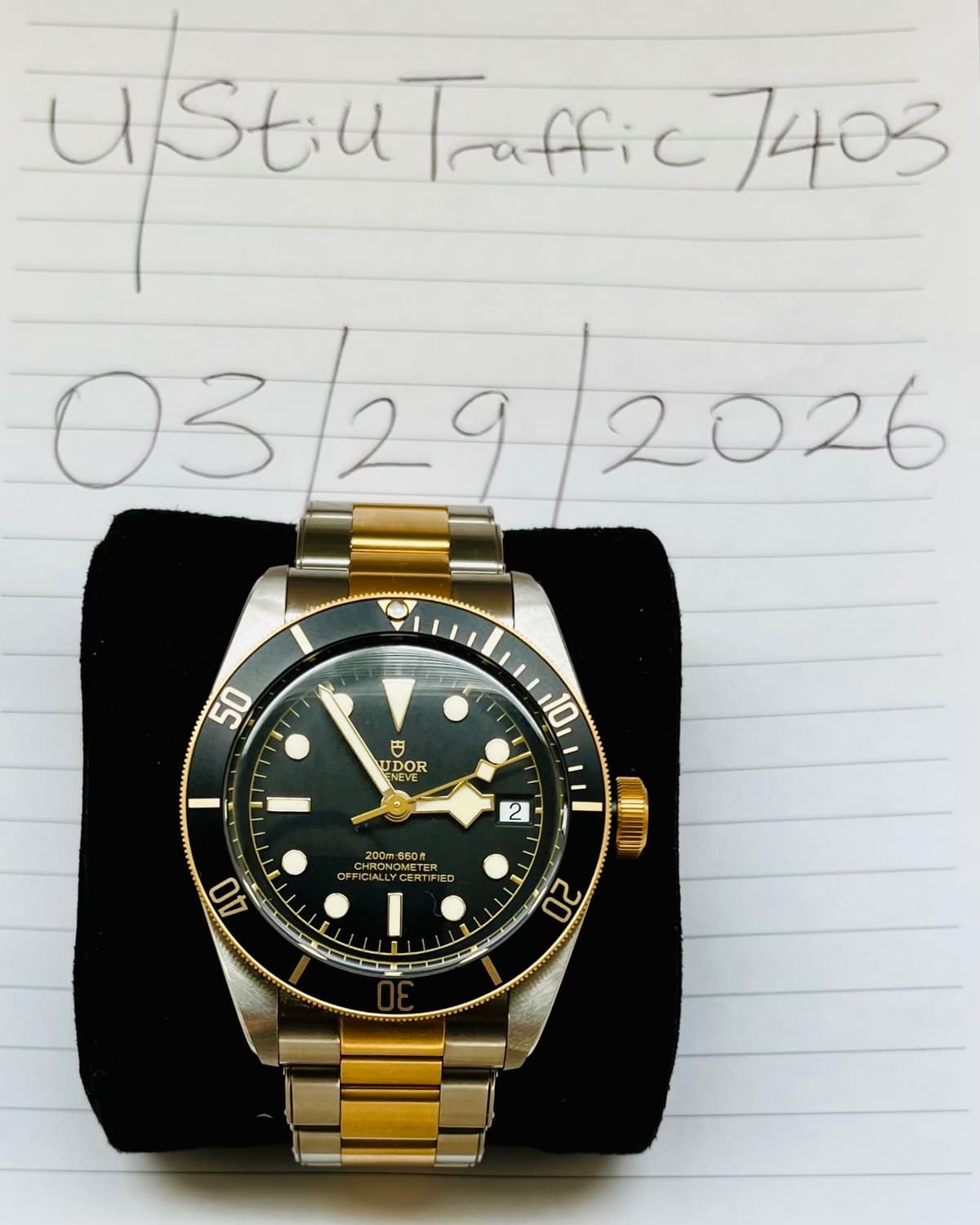 [WTS] TUDOR Black bay 41mm S&G M79733N-0008, New and Unworn. Double Boxed and Papers (08/2025)