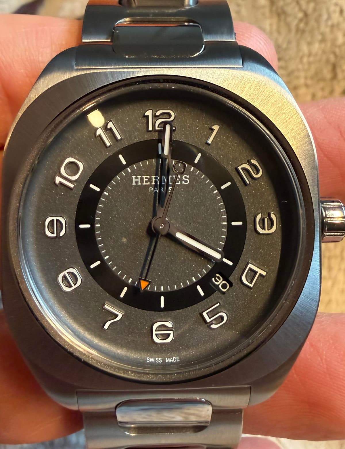 [WTS/WTT] Hermes H08 - Titanium w Bracelet - Price reduced again! - Near-new condition