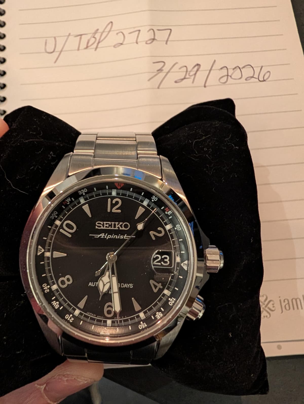 [WTS] Seiko Prospex SPB505 (SBDC209) "Summit Black" Alpinist - 6R55 72hr - Full Kit - Near Mint $710
