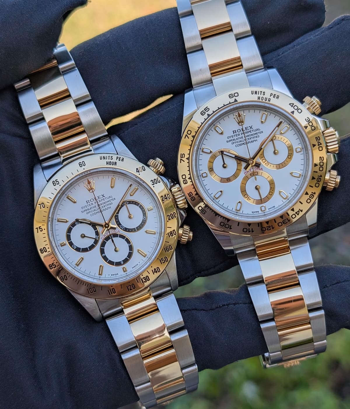 [WTS] 18k Gold & Steel Rolex Daytonas 16523 + 116503 40mm