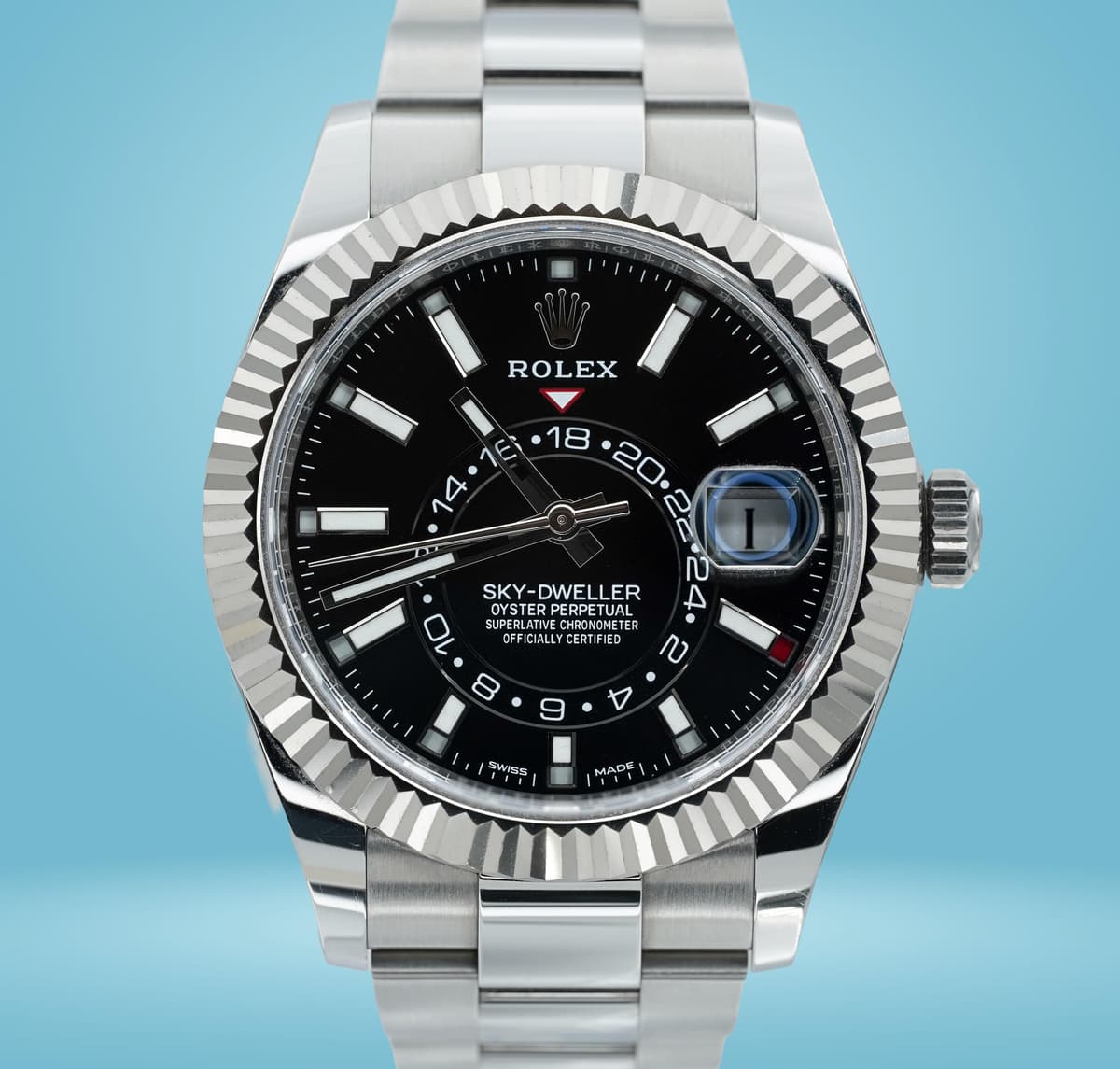 [WTS] Rolex Sky-Dweller Black Dial Stainless Steel 326934 BOXES/PAPERS!