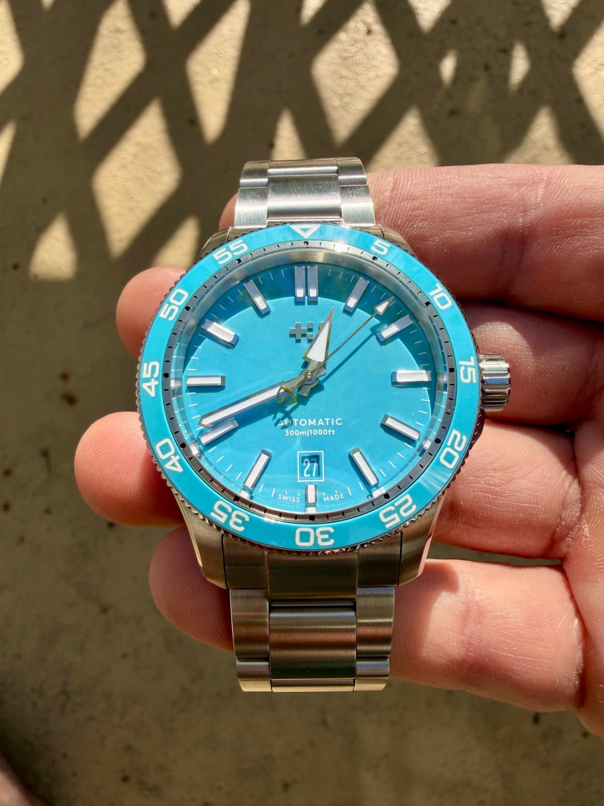 [WTS] Christopher Ward C60 Trident Pro 300 – Pool Blue – 40mm – Full Kit