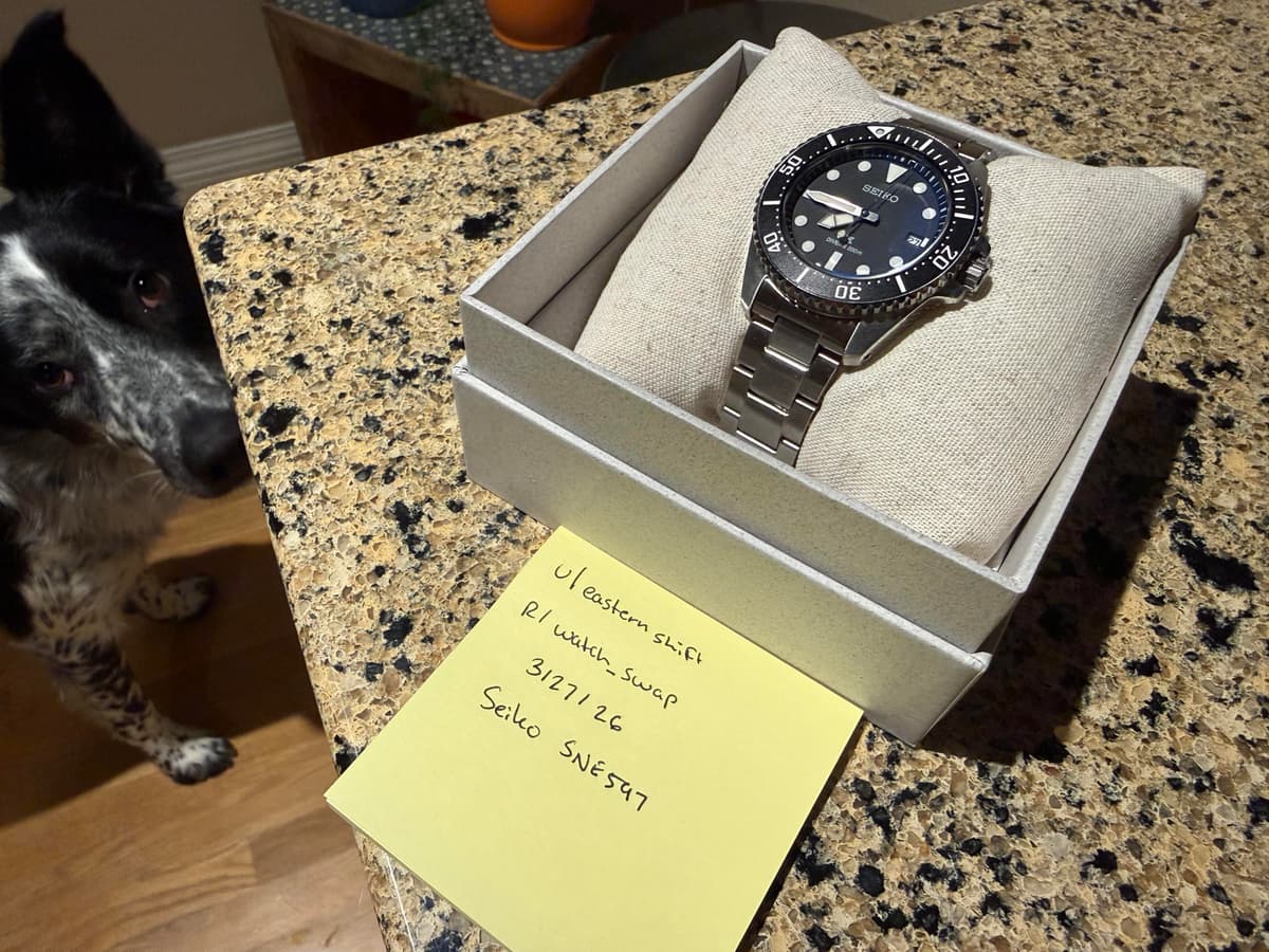 [WTS] Seiko Solar Diver, SNE597