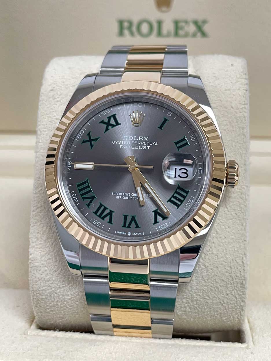 [wts] Rolex Datejust 41 SS/18K Yellow Gold Wimbledon 126333 Oyster