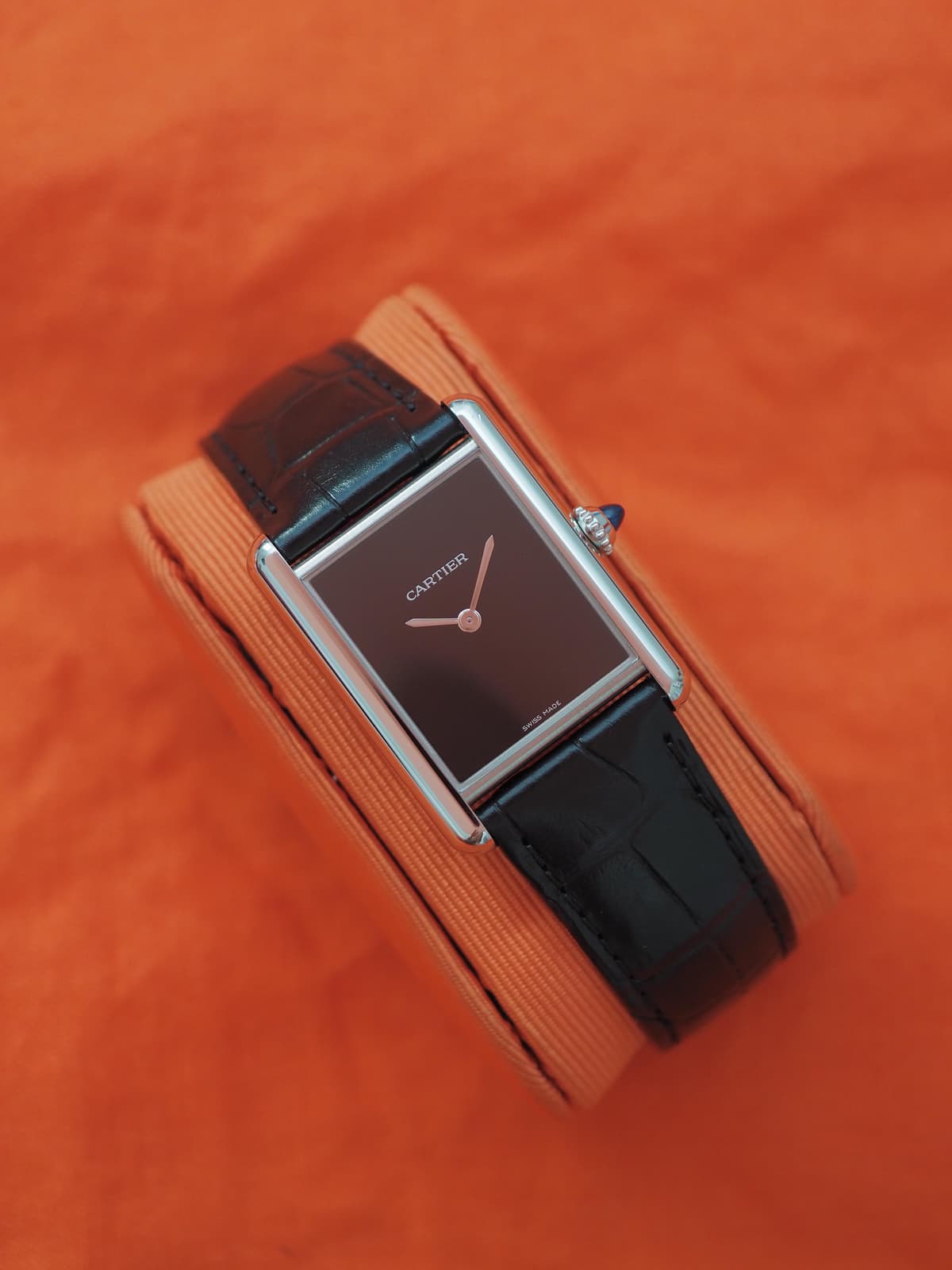 [WTS/WTT] Cartier Tank Must WSTA0072 - Black Dial, B&P