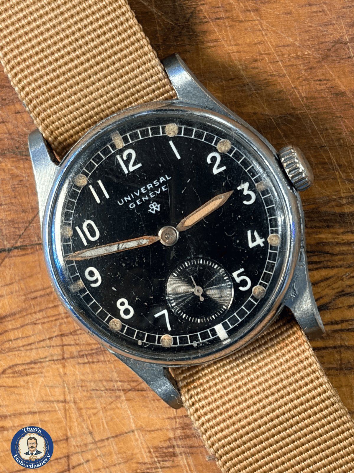 [WTS] Universal Geneve Military Field Watch | Black Dial | WWII Era | $800