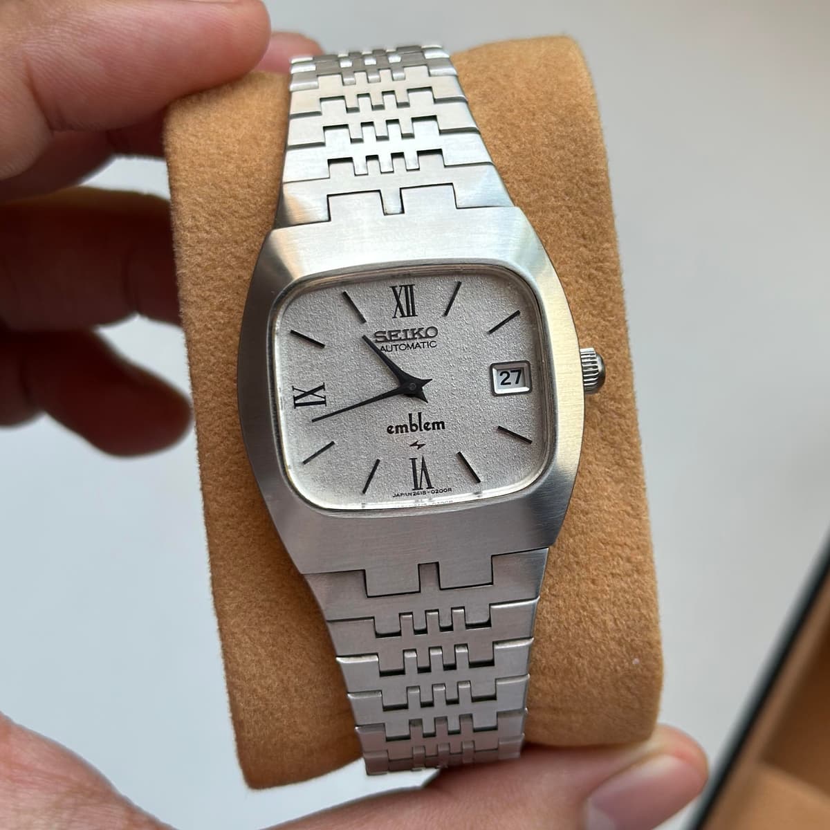 [WTS] 1975 Seiko Emblem “Snowflake” Dial – 2418-3020