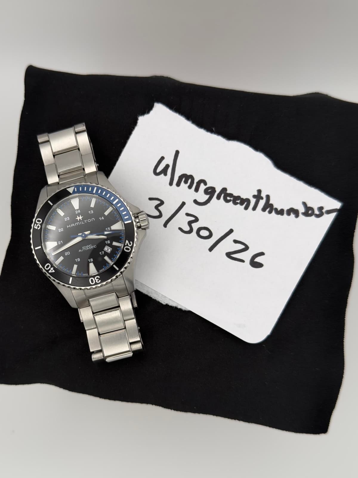 [WTS] Hamilton Khaki Scuba Automatic 40mm H82315131 (550$)