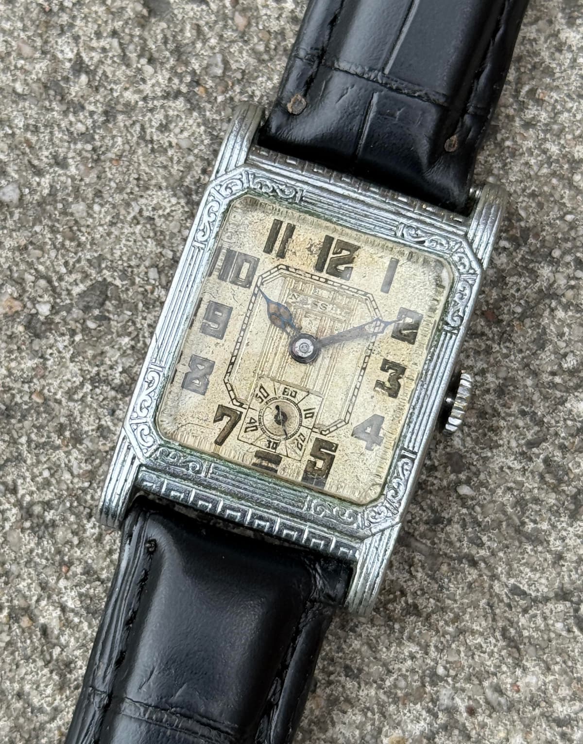[WTS] Nassau Art Deco Vintage Trench Tank Lugs Manual Wind 26mm Watch - $140 SHIPPED