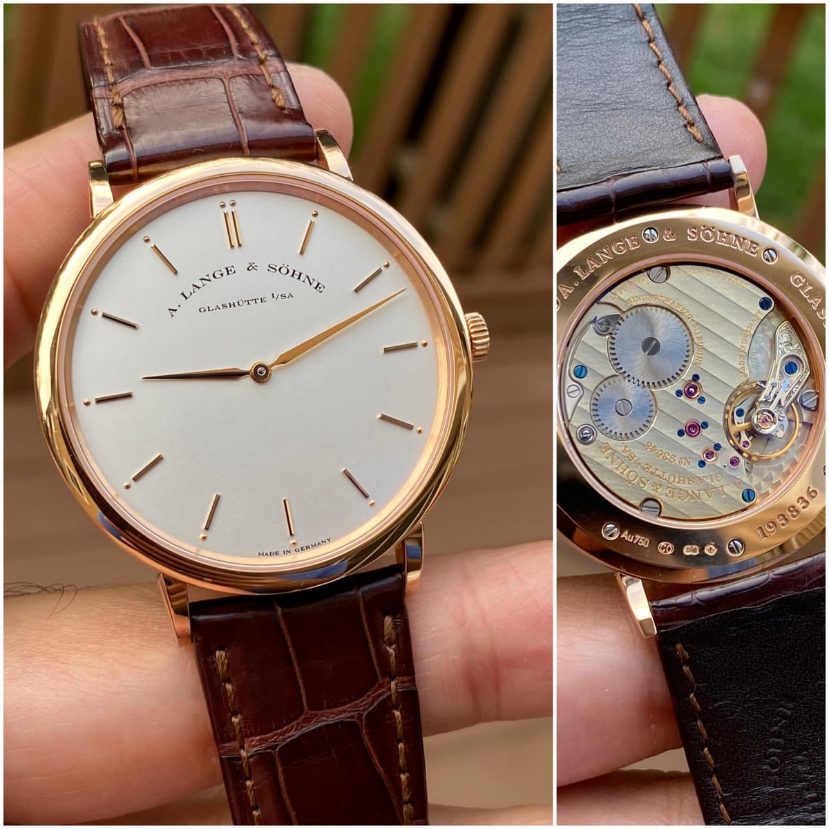 [WTS] A Lange & Sohne. Saxonia. 40mm. Gold. Slim. 211.032.