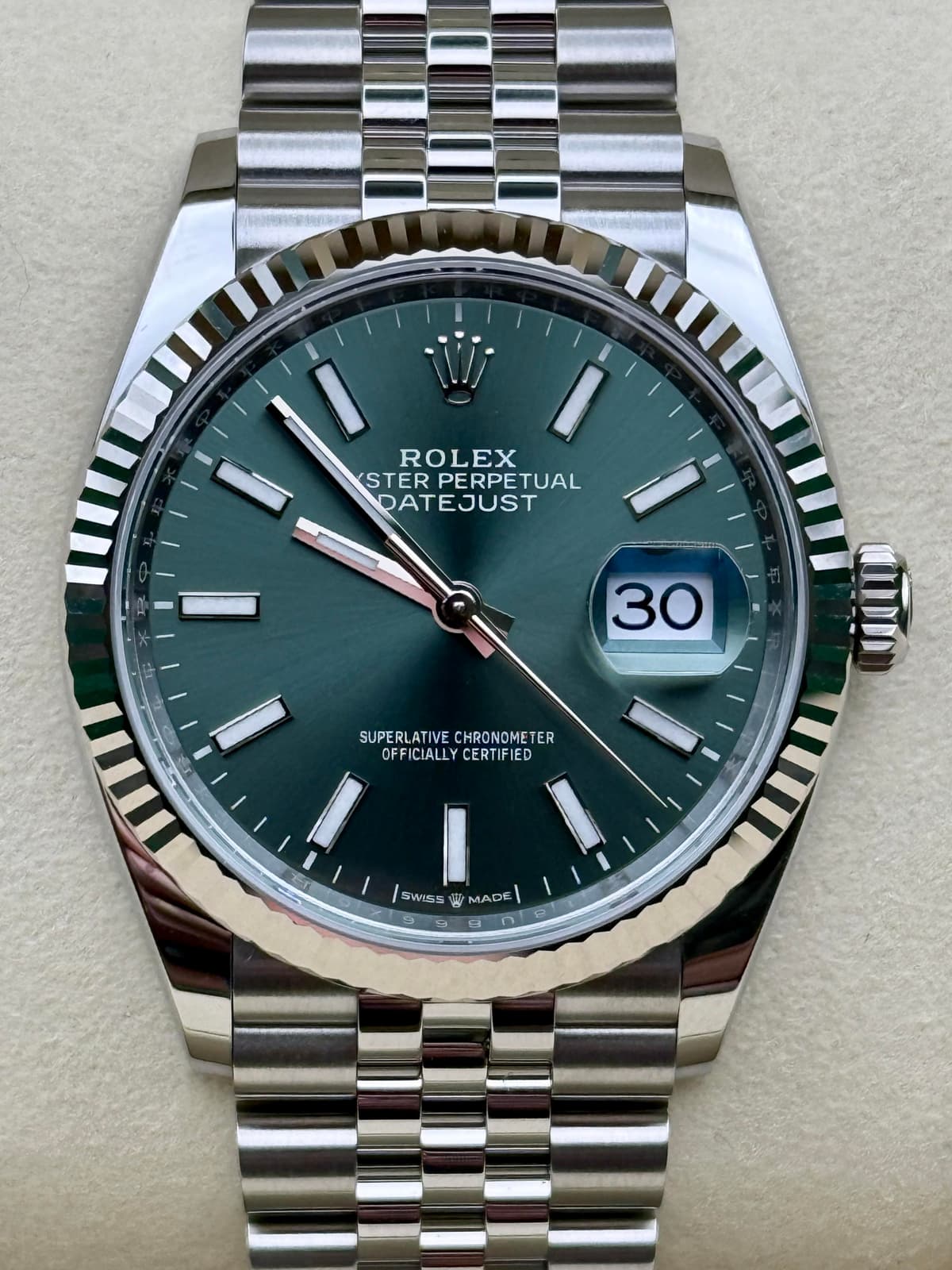 [WTS] NEW 2026 Rolex DateJust 126234 Mint Green. Full Set!