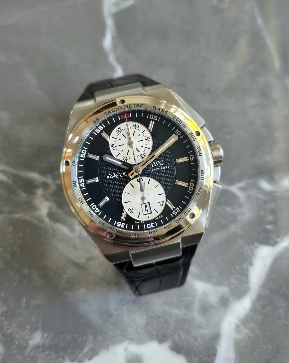 [WTS] IWC Big Ingenieur Flyback Chronograph – Guilloché Dial – Box & Papers