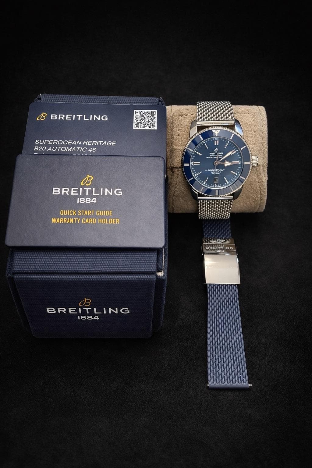 [WTS] Up for sale. Stunning Breitling Superocean Heritage B20 Automatic 46mm in excellent condition. This is a full set including box, warranty card holder, and original materials. Warranty until 2029. Asking $4,500.00 + insured shipping.