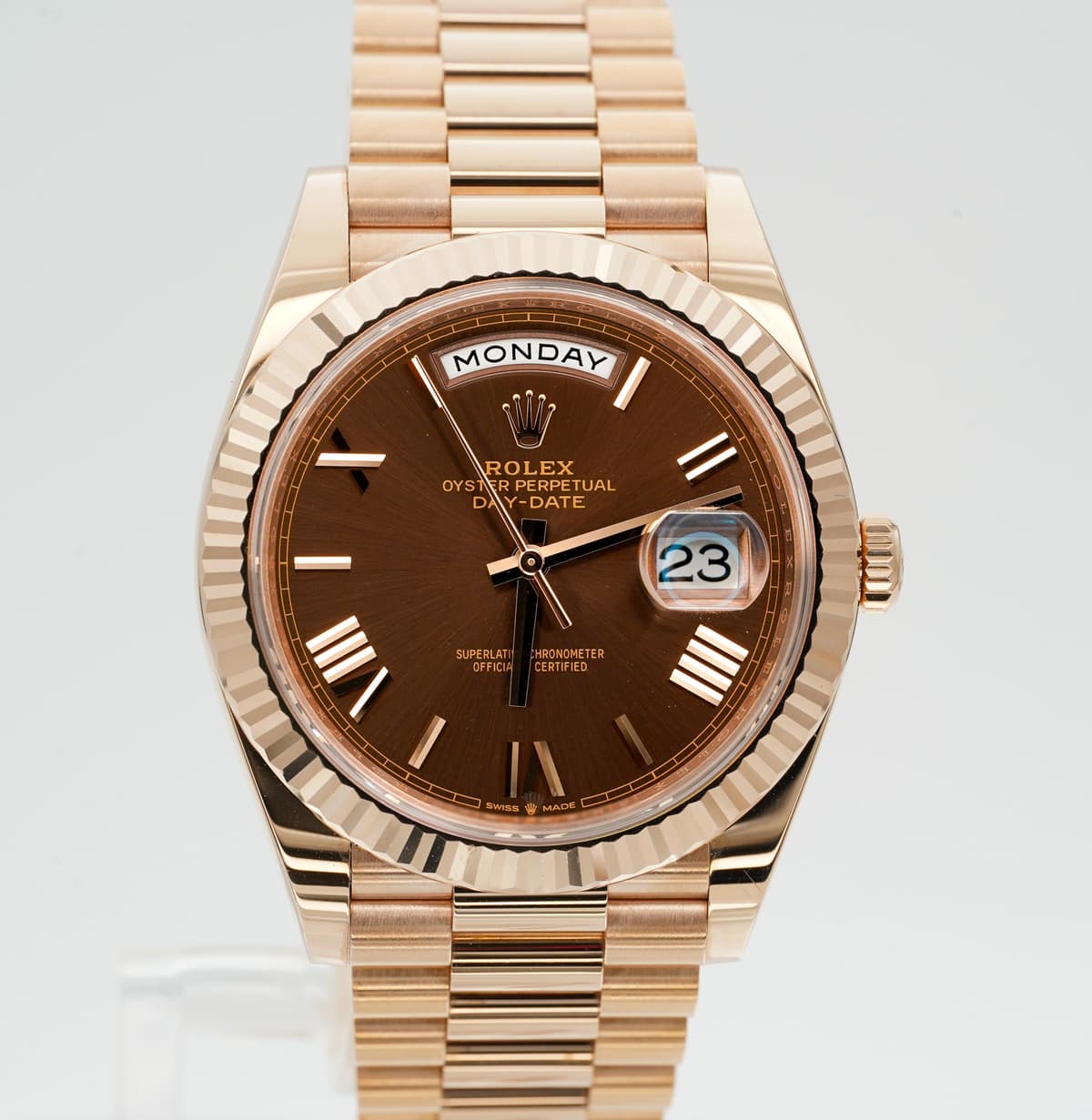 [WTS] 2023 Rolex Day-Date 40 President Chocolate Roman DIal 228235 BOXES/PAPERS!