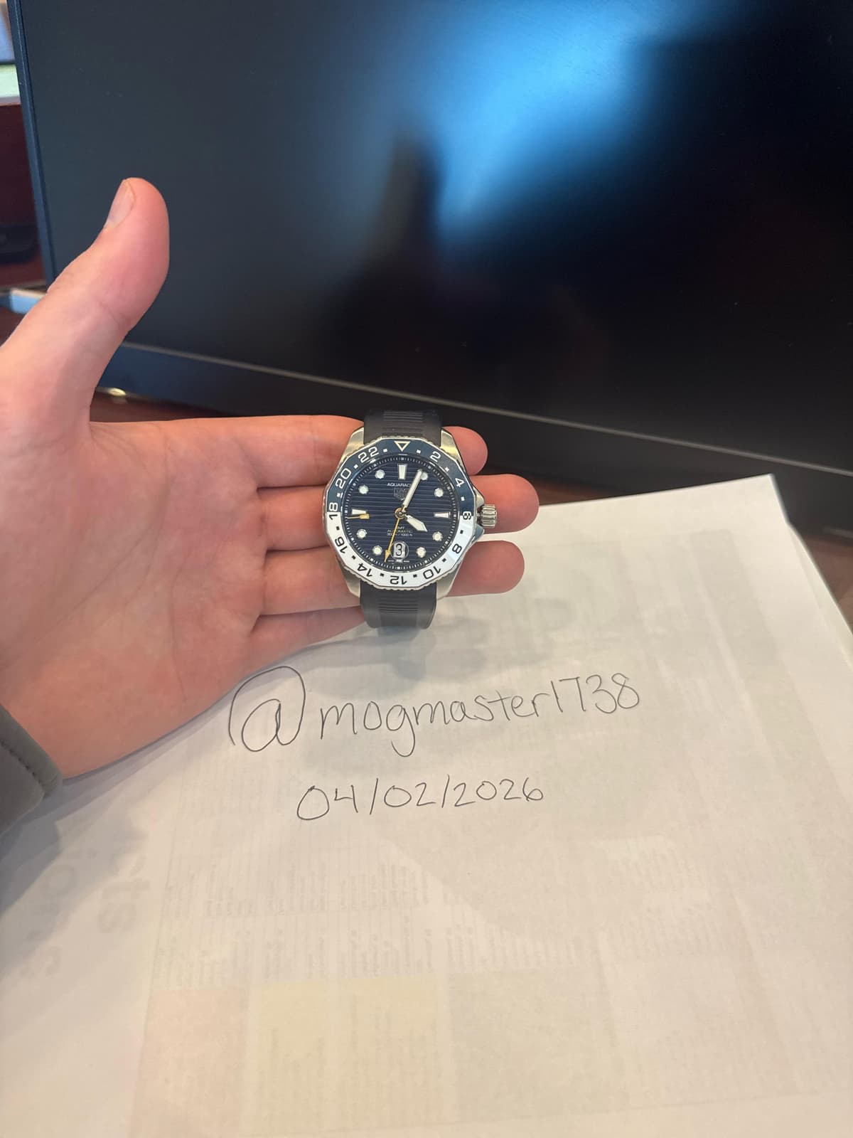 [WTS] Tag Heuer Aquaracer Professional GMT 42 MM