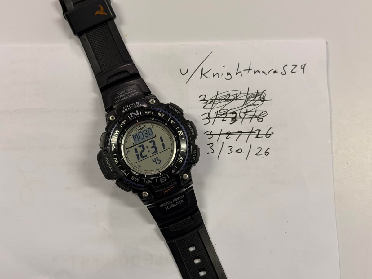 [WTS] Casio SGW-1000 Cheaper than all recent comps - NEW Battery
