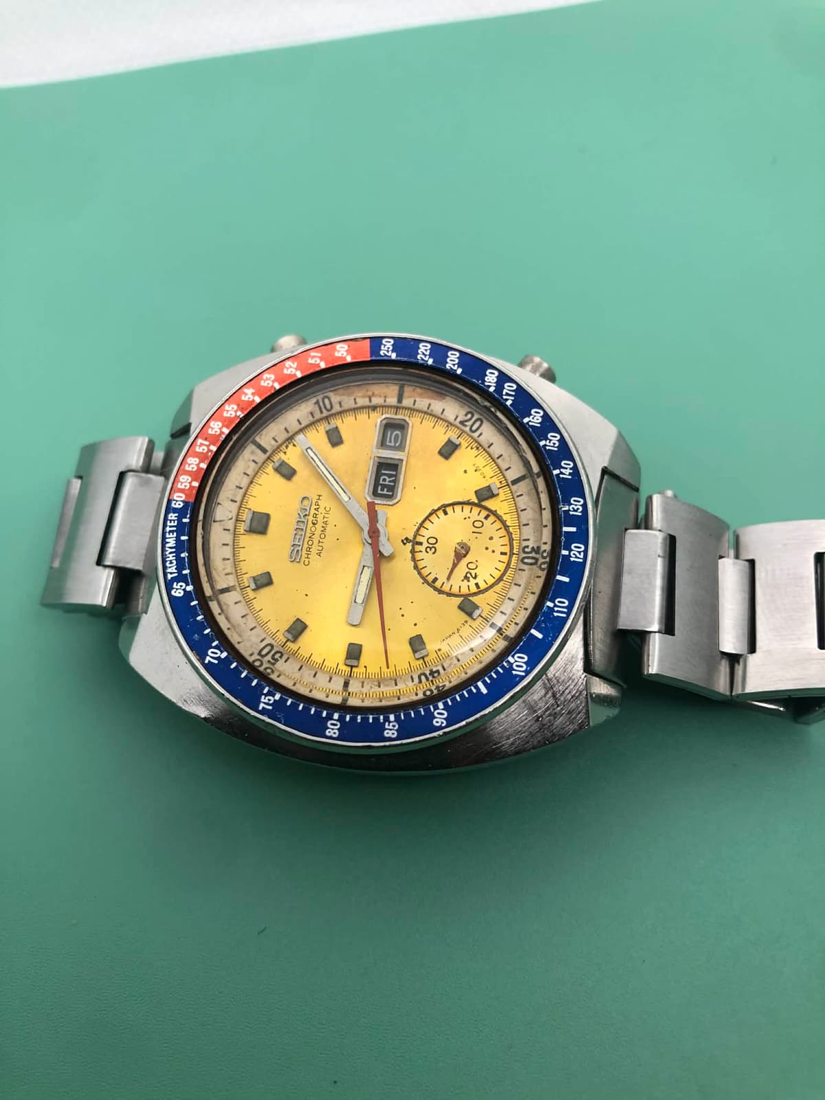 [WTS] Seiko Pogue 6139-6002 Automatic - Yellow Dial