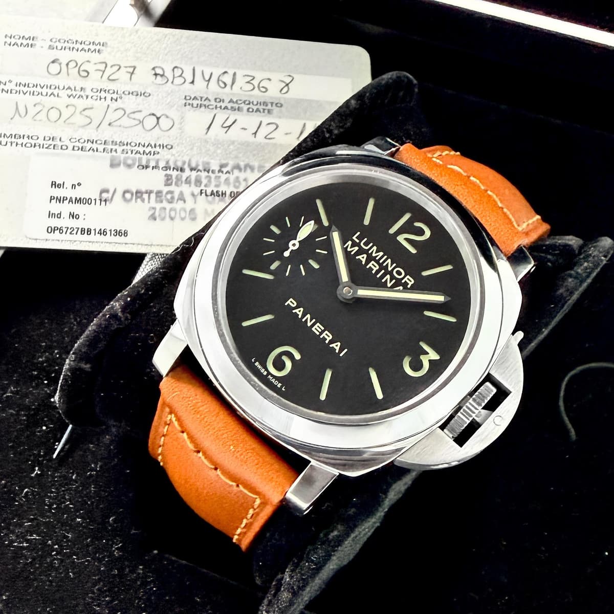 [WTS] Panerai Luminor Marina 44mm Automatic OP 6727 PAM 112 Box and Papers - Serviced