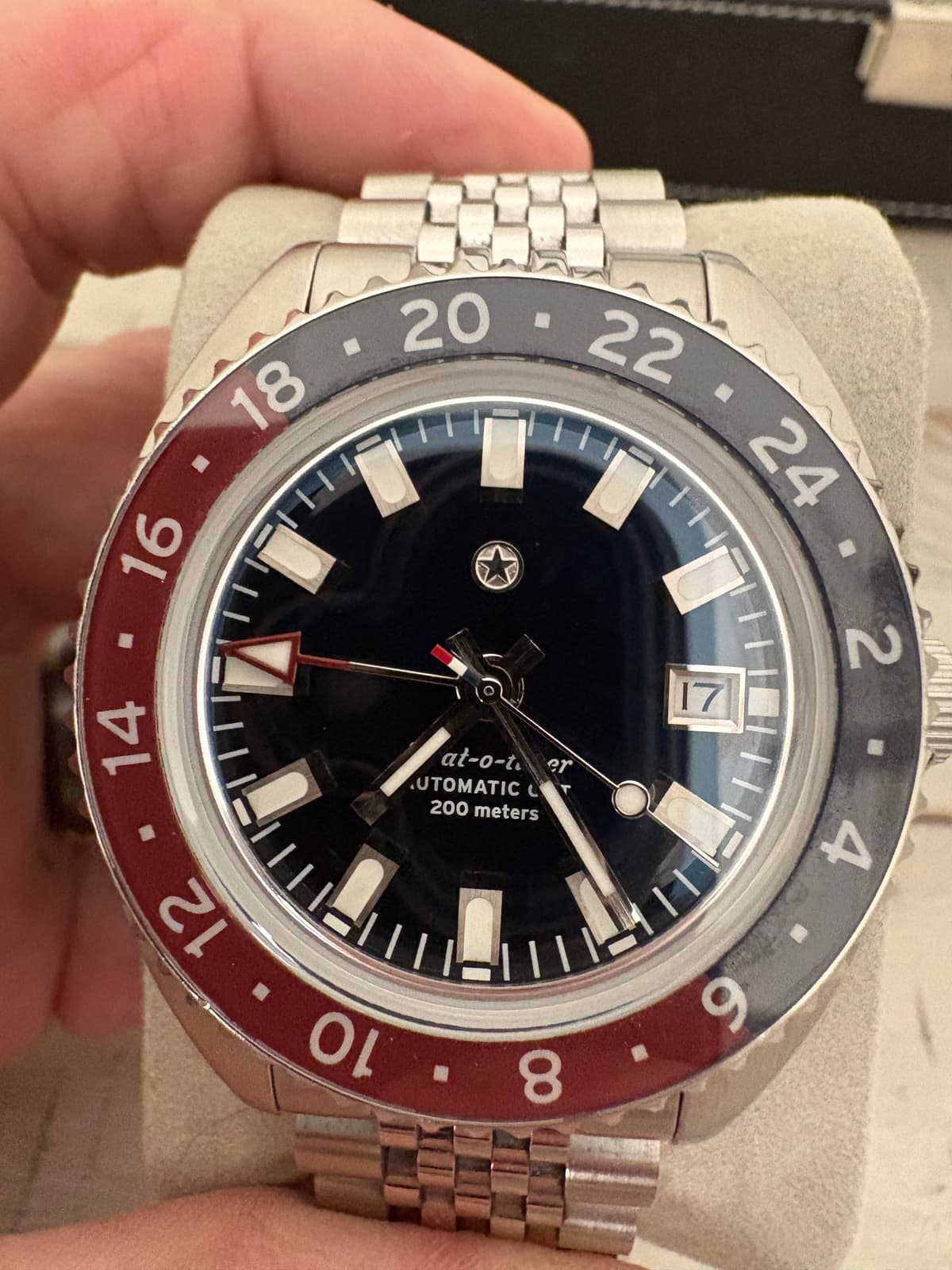 [WTS] [WTT] Jack Mason Strat-O-Timer Americana “Pepsi” 40mm GMT Full Kit